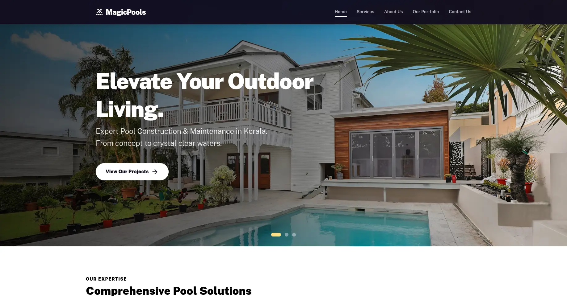Pool Construction Project